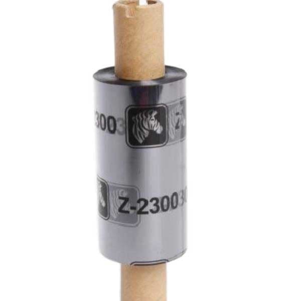 Zebra Ribbon 2300 Wax 64 Mm Box Of 12 74 M Søvfarvet