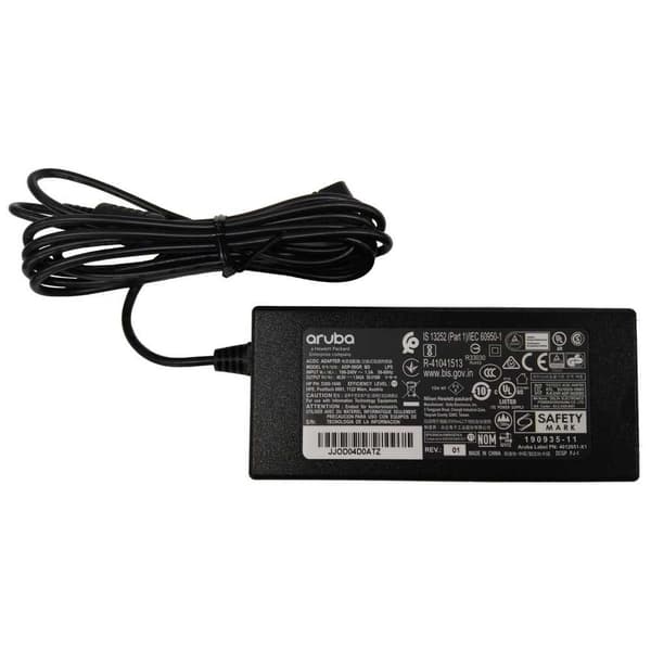 Hpe Laddare 48v/50w Ac/dc Power Adapter Stock Cable Svart