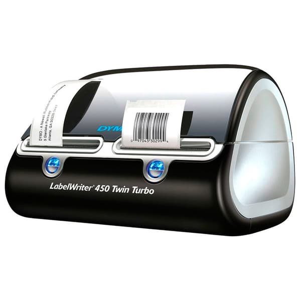 Dymo Etikettskrivare Labelwriter 450 Twin Turbo Svart,Silver One Size / EU Plug Svart, Silver