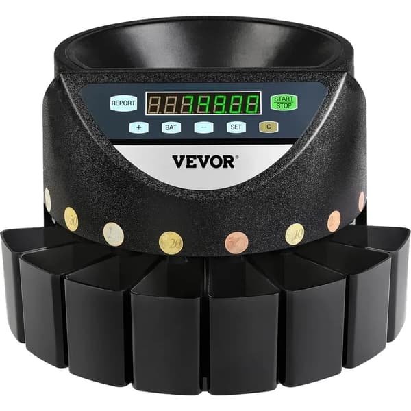 Myntsorterare, Elektrisk Automatisk Maskin, LED-Display