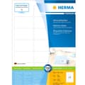 Miniatyrbillede 1 af 2: Herma Adresselabels 100 Ark Din A4 Mærkat 63.5x38.1 Mm 2100 Enheder Hvid