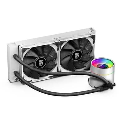 DEEPCOOL Castle 240EX Hvid - 240 mm vandkølesæt