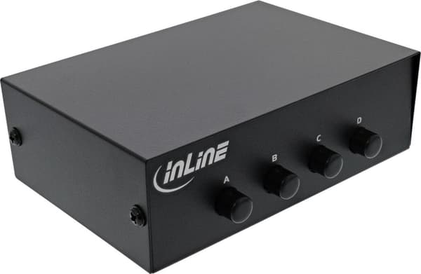InLine - Sarjakytkin - 4 x Serial - Pöytäkone (60610)