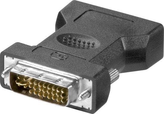 shiverpeaks BS77416 - DVI-I - VGA - Han/hun - Guld - Sort - Polybag (BS77416)