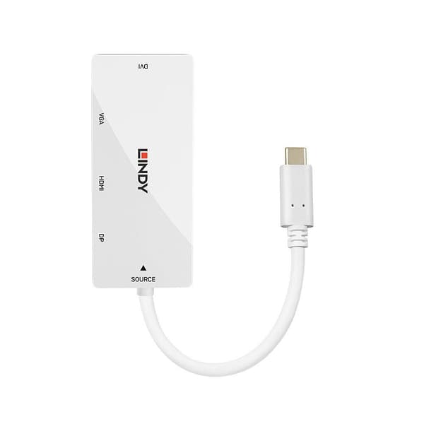 LINDY USB 3.1 Type C til Multi-AV-konverter