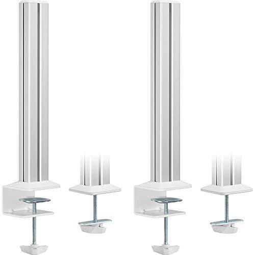 InLine Slatwall monteringssøjler aluminium - til bordmonteringspanel - sæt med 2 (23181B)