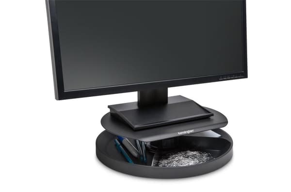 Kensington SmartFit Spin2 Monitor Stand - Ergonomi - Ideel til hjemmekontor/arbejde hjemmefra - Sort