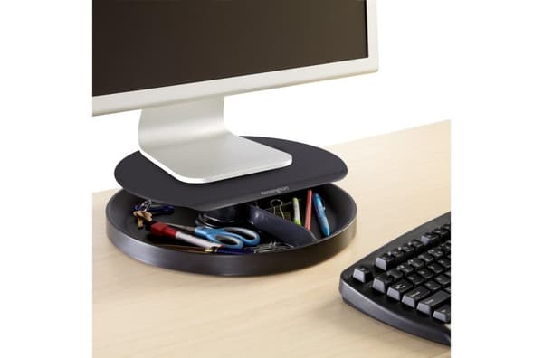 Kensington SmartFit Spin2 Monitor Stand - Ergonomi - Ideel til hjemmekontor/arbejde hjemmefra - Sort