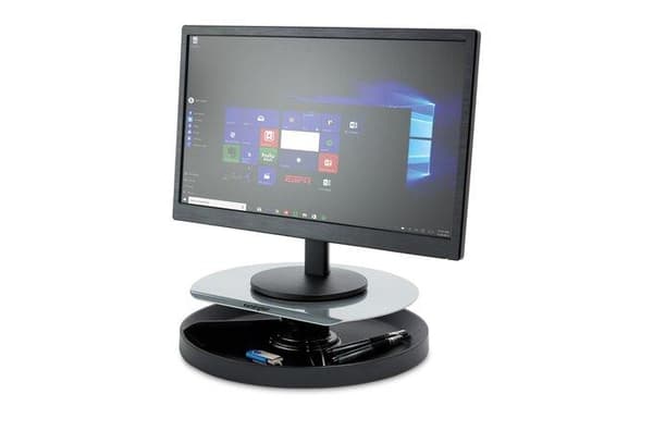 Kensington SmartFit Spin2 Monitor Stand - Ergonomi - Ideel til hjemmekontor/arbejde hjemmefra - Sort