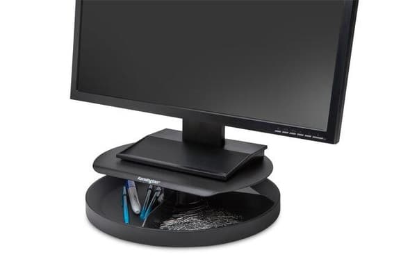 Kensington SmartFit Spin2 Monitor Stand - Ergonomi - Ideel til hjemmekontor/arbejde hjemmefra - Sort Sort