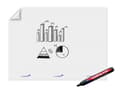 Miniatyrbillede 3 af 5: Legamaster - magic-chart - whiteboard folie - diamant - 90x120cm - hvid - 15 ark