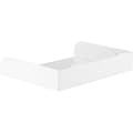 Miniatyrbillede 3 af 5: InLine Slatwall Hylde Stor - Hvid - Modulhylde - Hængebeslag - Stål - Hvid - Kontor - 3 kg (23182B)