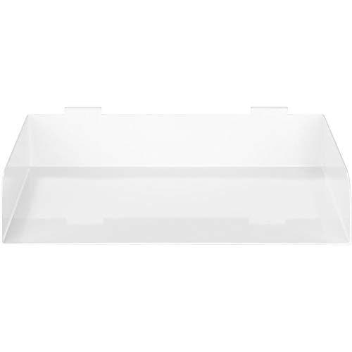 InLine Slatwall Hylde Stor - Hvid - Modulhylde - Hængebeslag - Stål - Hvid - Kontor - 3 kg (23182B)