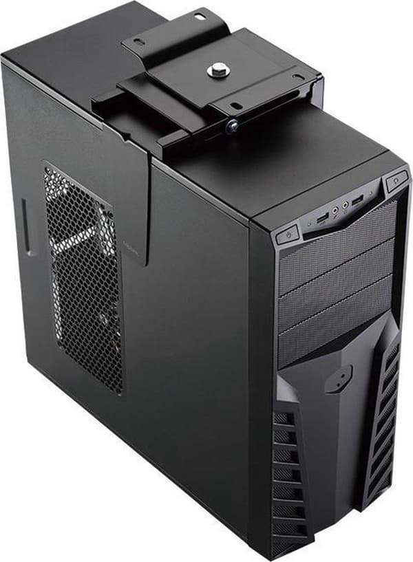 LogiLink EO0030 CPU holder Under skrivebordet CPU holder Sort
