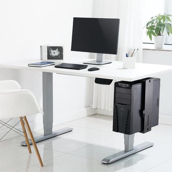 LogiLink EO0030 CPU holder Under skrivebordet CPU holder Sort