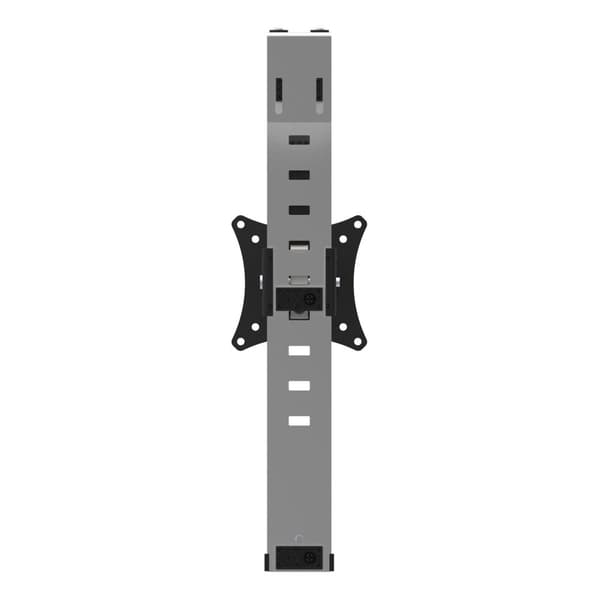 StarTech.com skabsskærmbeslag, hængende skærmbeslag til VESA-skærme op til 34" (8 kg), justerbar højde, ergonomisk vægbeslag til lukket arbejdsplads m