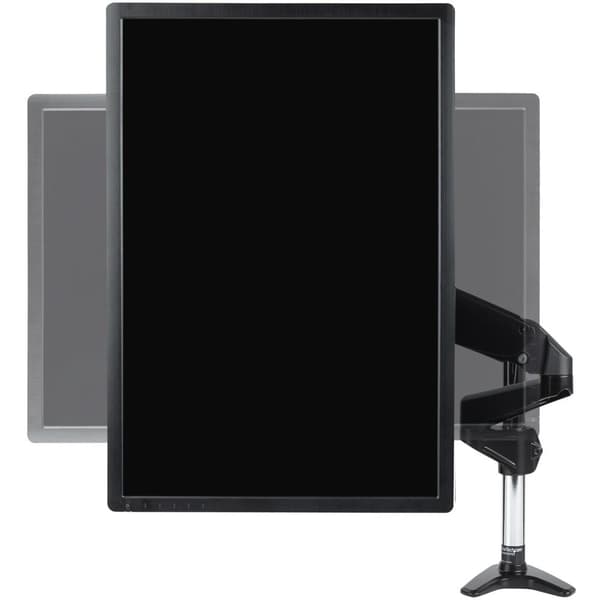 StarTech.com Skrivebordsskærmarm til enkelt VESA-skærm på op til 32" eller 49" Ultrawide 8 kg, fuld bevægelse og justerbar højde, skrivebordsklemme /