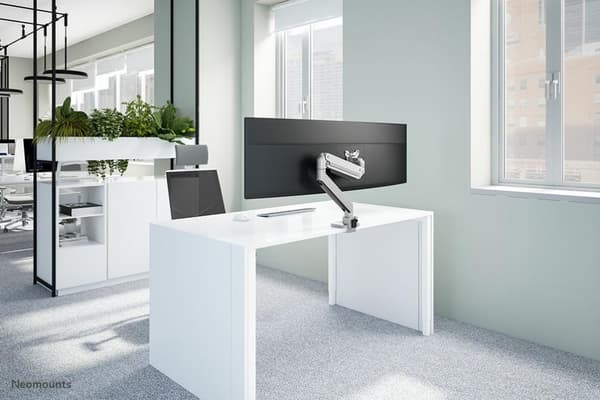 Neomounts fra Newstar Select NM-D775SILVERPLUS monitorarm gasfjeder - op til 49" - Sølv