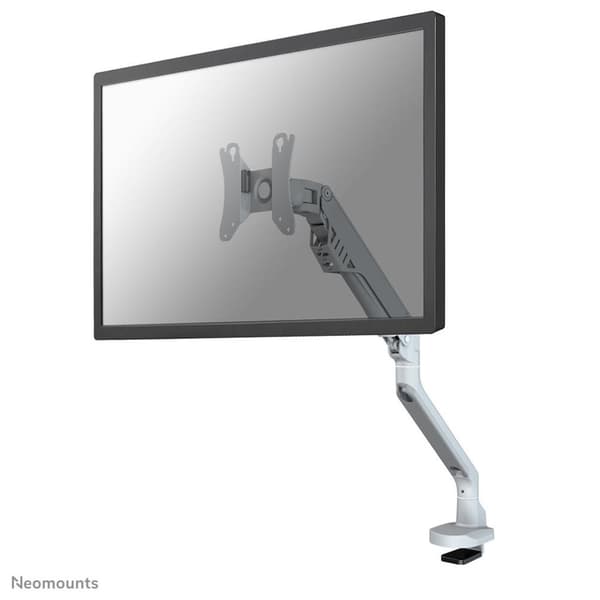 Neomounts fra Newstar FPMA-D750SILVER2 Skærmbordsmontering 25,4 cm (10) - 81,3 cm (32) Vip og drej, Højdejusterbar, Roterbar Sølv