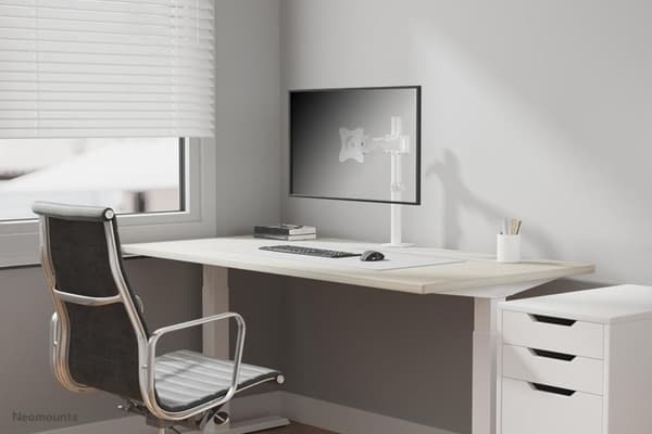 Newstar Selectin Neomounts NM-D135WHITE näytön varsi - jopa 30" - valkoinen