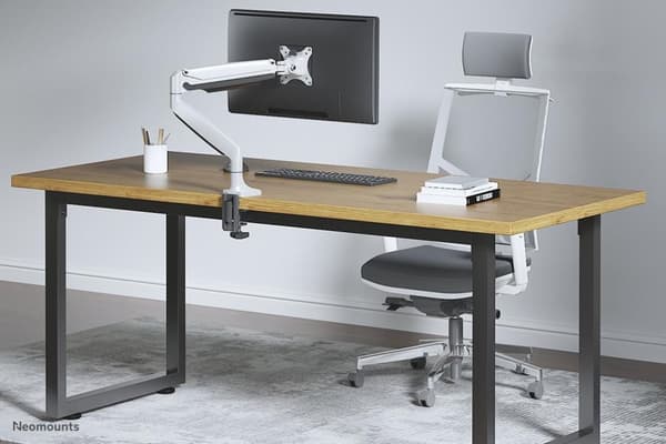 Neomounts fra Newstar Select NM-D750WHITE monitorarm gasfjeder - op til 32" - Hvid