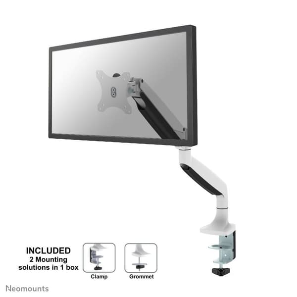 Neomounts från Newstar Select NM-D750WHITE monitorarm gasfjäder - upp till 32" - Vit Vit