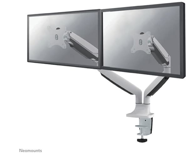 Neomounts fra Newstar Select NM-D750DWHITE monitorarm gasfjeder - op til 32" - Hvid