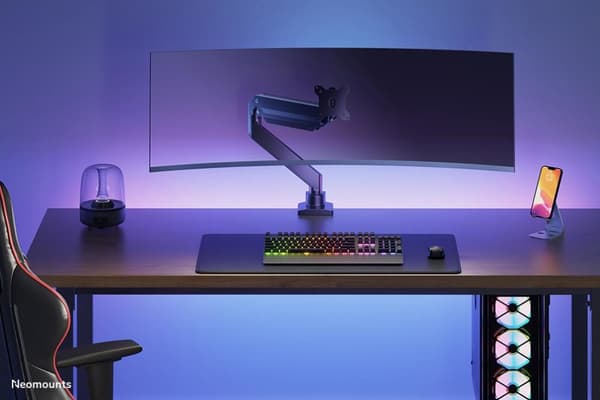 Neomounts fra Newstar Select NM-D775BLACKPLUS monitorarm gasfjeder - op til 49" - Sort
