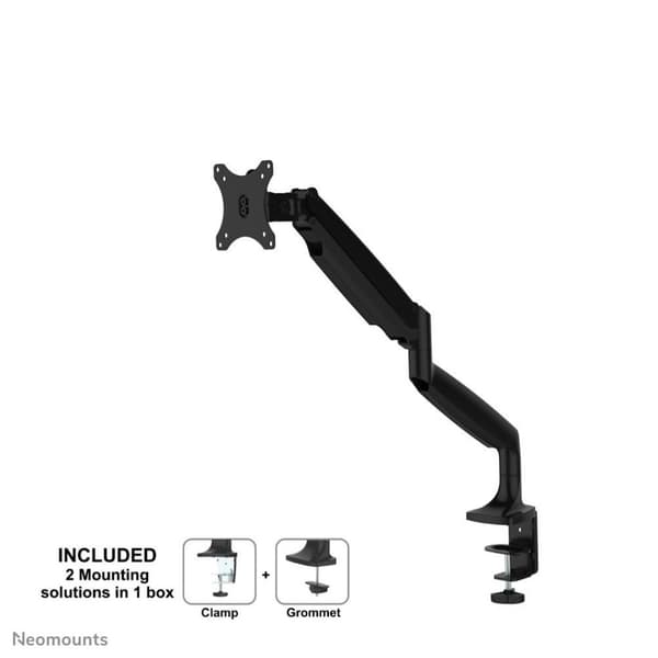 Neomounts fra Newstar Select NM-D750BLACK skærmarm gasfjeder - op til 32" - Sort