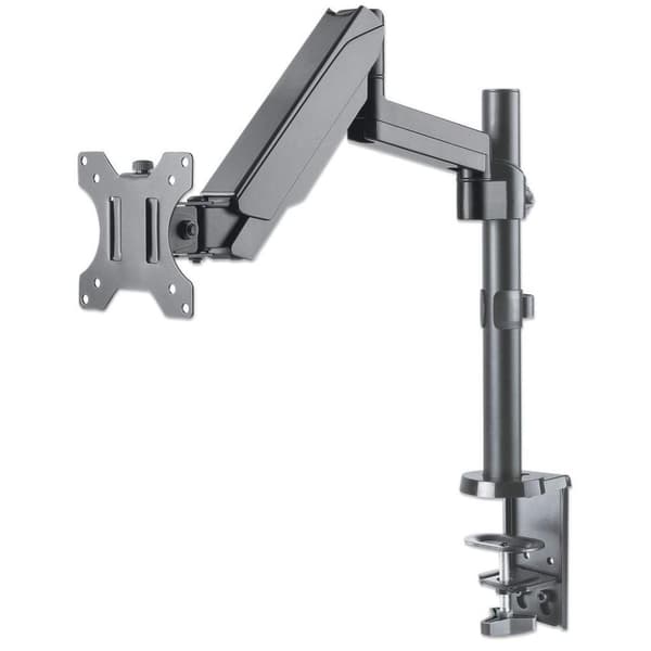 Manhattan 461580 Monitor bordbeslag 1-vejs 43,2 cm (17) - 81,3 cm (32) Roterbar, Højdejusterbar, Vipbar, Drejelig Grå
