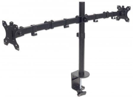 Manhattan 461528 Monitorbordsfäste 2-vägs 33,0 cm (13) - 81,3 cm (32) Höjdjusterbar, Tiltbar, Svängbar