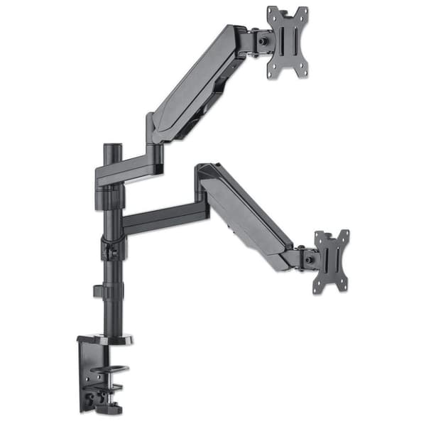 Manhattan 461597 flad skrivebordsstøtte 81,3 cm (32") Clamp Grey