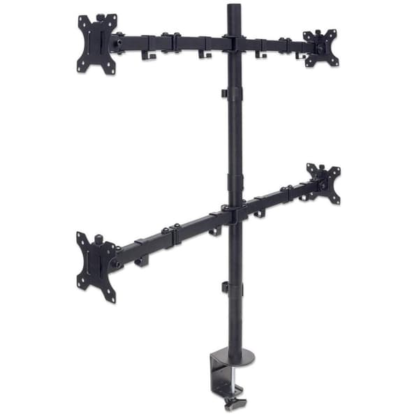 Manhattan 461566 litteä pöytätuki 81,3 cm (32") musta puristin