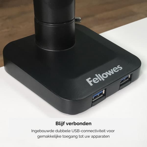 Fellowes monitorarm kun 1 skærm Platinum Series 32 tommer sort