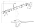 Pikkukuva 8 / 8: Iiyama DS1002D-B1 - Duo-näyttöteline