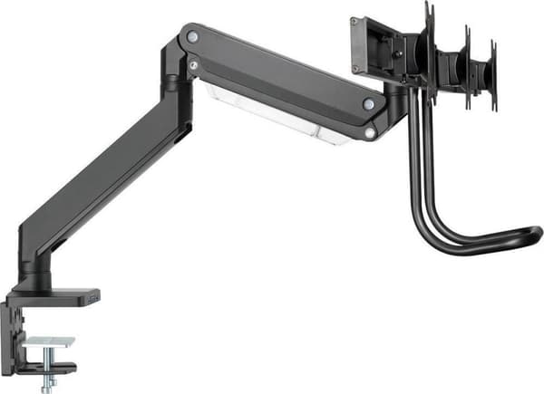 InLine 23172A fladskærms bordholder 68,6 cm (27") Clamp Black