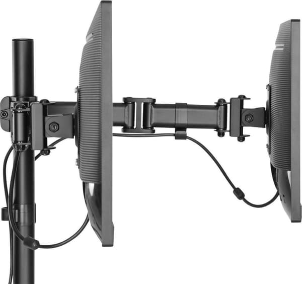 InLine Tischhalterung, för 2x TFT/LCD/LED till 68cm (27), m
