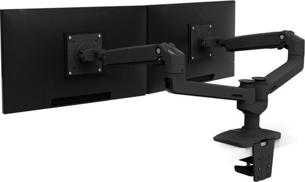 Ergotron 45-245-224 Näyttöpöytäteline 2-suuntainen 38,1 cm (15) - 68,6 cm (27) Kääntyvä, Korkeussäädettävä, Kallistava, Kääntyvä