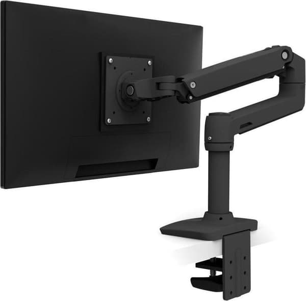 Ergotron LX Series 45-241-224 fladskærms skrivebordsmontering 86,4 cm (34'') Klemme / gennemføring Sort Sort