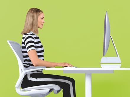 Leitz WOW Ergo Ergonomic Justerbar skærmstativ - til skærm op til 27" - Grøn
