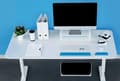 Miniatyrbillede 5 af 5: Leitz WOW Ergo Ergonomic Justerbar skærmstativ - til skærm op til 27" - Blå