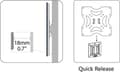 Miniatyrbillede 5 af 5: Digitus DA-90310-1 TV-ophæng 94 cm (37") Sort