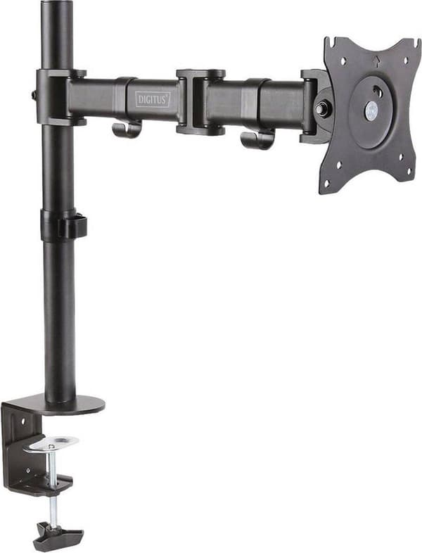 Digitus DA-90361 Monitor bordbeslag 1-vejs 38,1 cm (15) - 68,6 cm (27) Roterbar, Højdejusterbar, Vipbar, Drejelig, Roterbar