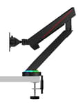 Miniatyrbillede 3 af 5: ICY BOX IB-MSG303BL-T Fladpanel skrivebordsmontering 81,3 cm (32") klemme/bolt sort (IB-MSG303BL-T)