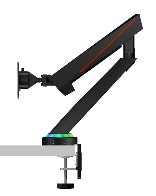 ICY BOX IB-MSG303BL-T Fladpanel skrivebordsmontering 81,3 cm (32") klemme/bolt sort (IB-MSG303BL-T)
