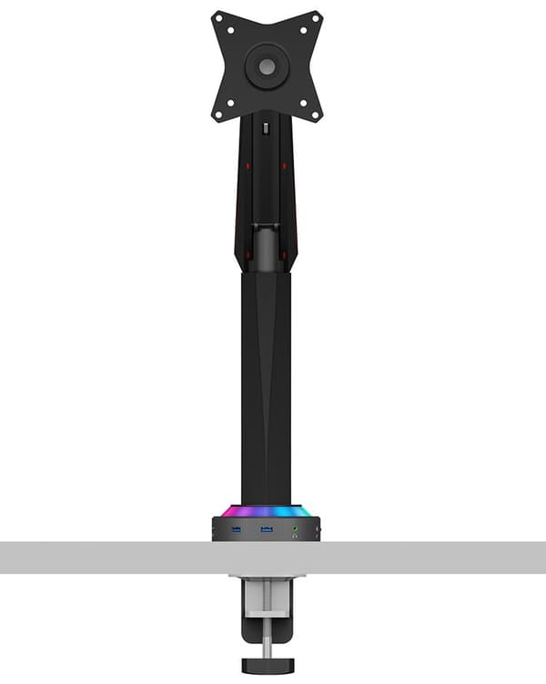 ICY BOX IB-MSG303BL-T Fladpanel skrivebordsmontering 81,3 cm (32") klemme/bolt sort (IB-MSG303BL-T)