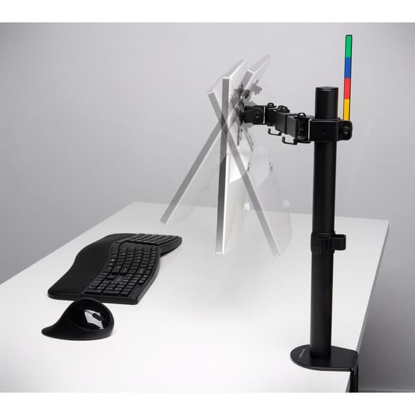 Kensington SmartFit Ergo Single Extended Monitor Arm - Desk mount for monitor (adjustable arm) - Black - Screen size: up to 86.4 cm (up to 86.40cm (34
