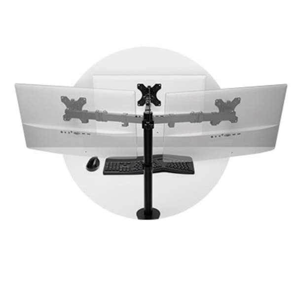 Kensington SmartFit Ergo Single Extended Monitor Arm - Desk mount for monitor (adjustable arm) - Black - Screen size: up to 86.4 cm (up to 86.40cm (34