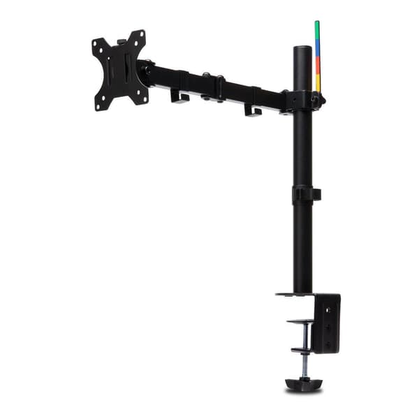 Kensington SmartFit Ergo Single Extended Monitor Arm - Desk mount for monitor (adjustable arm) - Black - Screen size: up to 86.4 cm (up to 86.40cm (34