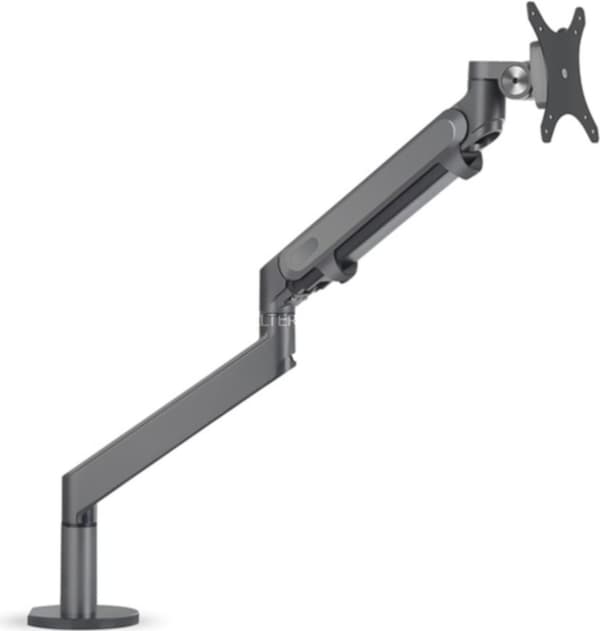 HAGOR HA - mounting kit (single arm with gas lift) - for LCD display - medium - aluminum - dark gray - screen size: 38-81 cm (15"-32") - clamp mountin Svart